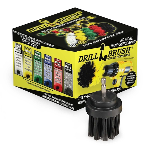 Drillbrush Grill Accessories - Grill Brush - Electric Smoker - Gas Grill 2in-L-K-QC-DB - main